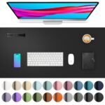 Aothia 23.6-Inch PU Leather Desk Pad