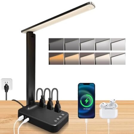 Karidi LED Desk Lamp with Power Strip In-Depth Review: Should You Get It?