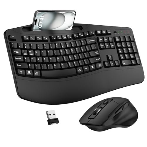 EDJO Full-Size Wave Keys Ergonomic Keyboard and Mouse Combo Complete Review: Is It a Good Deal?