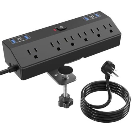 JXGUCAT 40W 6-Foot Desk Clamp Power Strip Full Review: Is It Worth the Money?