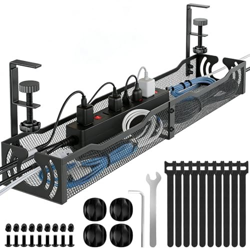 LOVJOYSE 25.3-Inch Under Desk Cable Management Tray Detailed Review: Is It Worth Buying?