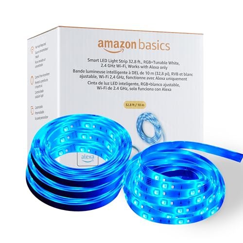 Amazon Basics 32.8-Foot Smart LED Light Strip Full Review: Is It a Good Deal?