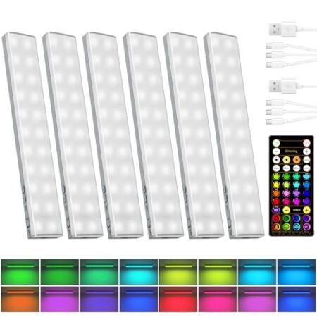 EZVALO 1800MAH 6-Pack 80RGB Under Cabinet Lighting Ultimate Review: Our Honest Opinion